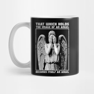 The image of an angel. Mug